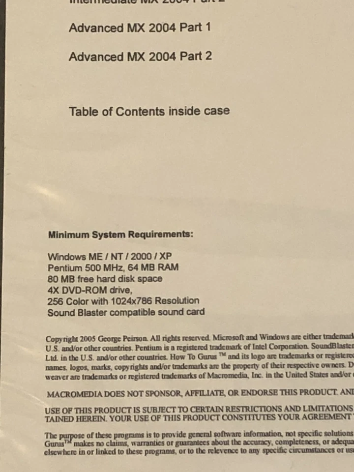 How to Gurus Video Based Training DVD Rom Macromedia Dreamweaver MX 2004 XP PC - Image 4 of 4