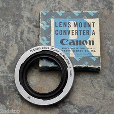 Canon Lens Mount Converter A L39 Rangefinder lens to Canon FL/FD Adapter  631 