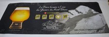 MONT BLANC BIERE Tapis de bar égouttoir caoutchouc FIN