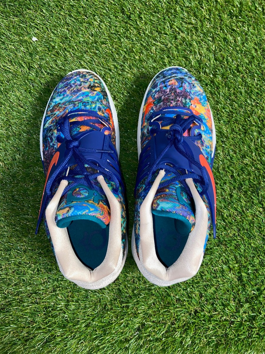 Nike KD 14 Kevin Durant Psychedelic Deep Royal Blue CW3935-400
