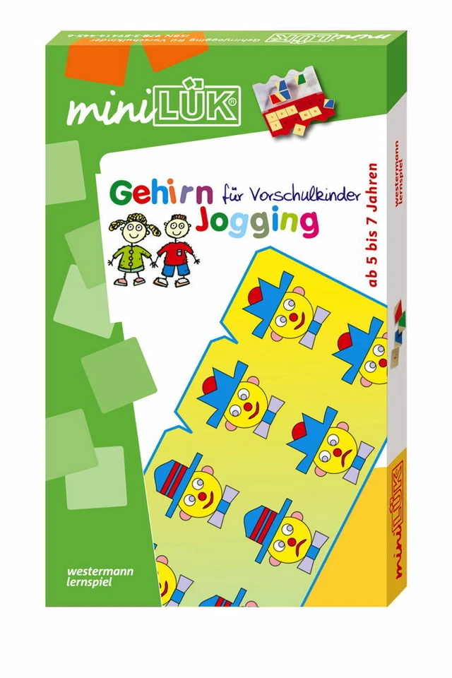 LÜK MiniLÜK Set Bücher und Kontrollgerät Gehirnjogging ab 5 Jahren 445