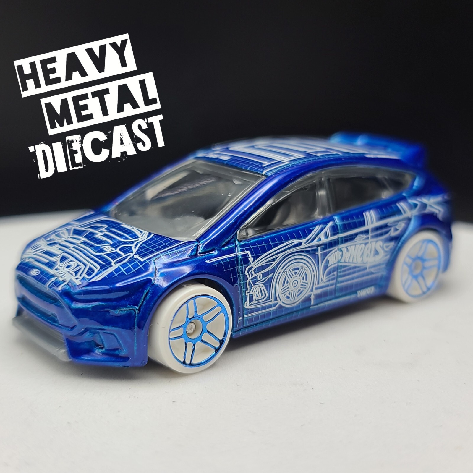 Hot Wheels Ford Focus RS (2018 HW Art Cars)