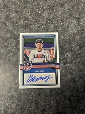 2023 USA Stars & Stripes DANE PERRY Auto BLUE FOIL AUTOGRAPH Free Shipping