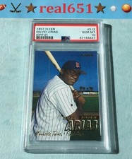 1997 Fleer #512 DAVID ORTIZ Rookie Perfect PSA 10 Gem Mint Twins RC Red Sox HOF