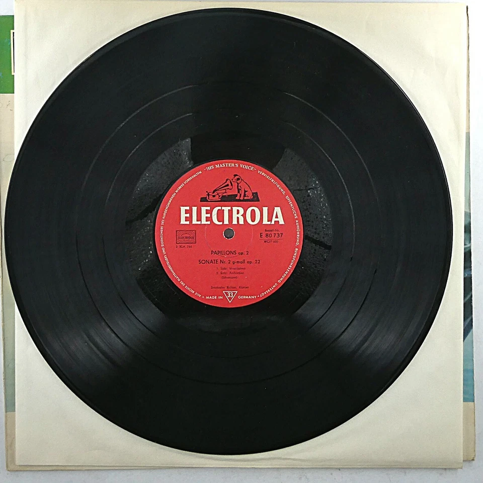 Lp Schumann Svjatoslav Richter– Papillons, Sonate Nr. 2 G-Moll, Faschingsschwank - Bild 3 von 3