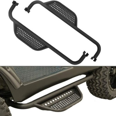 MadJax Golf Cart Nerf Bar Drop Down Side Step & Mounting Kit| Club Car Precedent