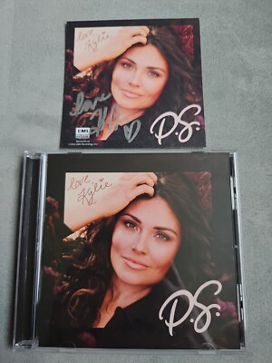 Kylie Morgan P.S. Hand Signed Art Card Inside CD Autographed 