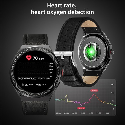 SKMEI Smart Watch Men Sport Watch Heart Rate Calorie Tracker Outdoor Smartwatch - Picture 4 of 20