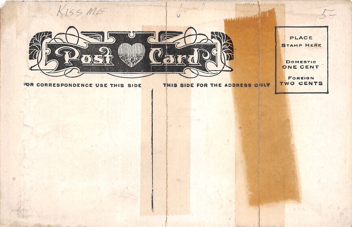 J66/ Interesting Postcard c1910 Folding Puzzle 