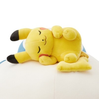 Pokemon Center Original Sleep Motchiri Snorlax & Pikachu Oyasumi