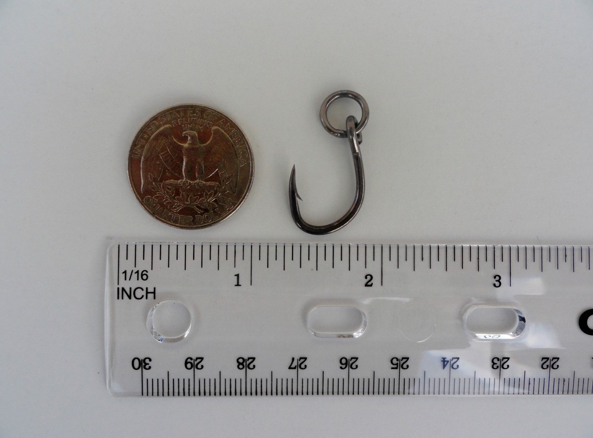 56 Ringed Live Bait Hooks 4x Strong Size #1- 56 pieces fishing hooks