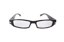 Foster Grant LightSpecs Lighted Reading Glasses "Lander" 1.25