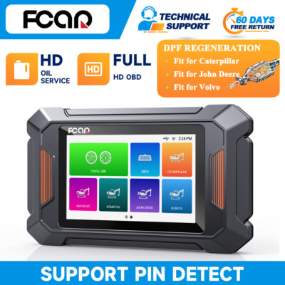 Fcar F804 Plus Construction Machinery Scanner DPF Regen & Diagnostic