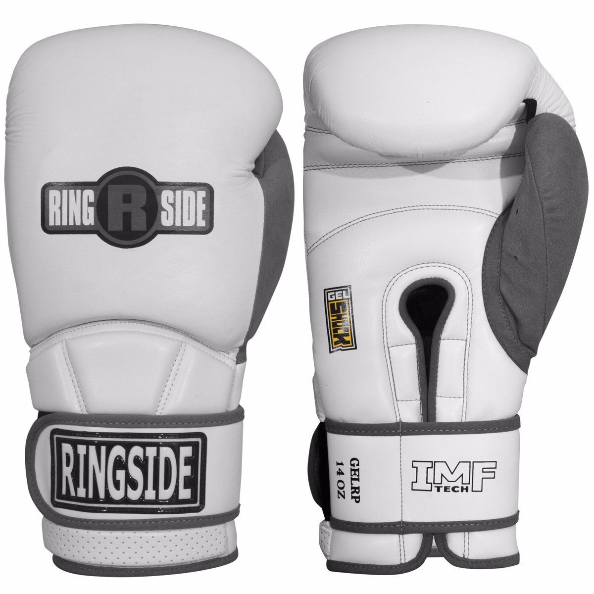 リングサイド RINGSIDE SUPER BAG GLOVE LARGE 白色 New Ringside Boxing MMA Kickboxing Gel Shock Safety Sparring 16oz