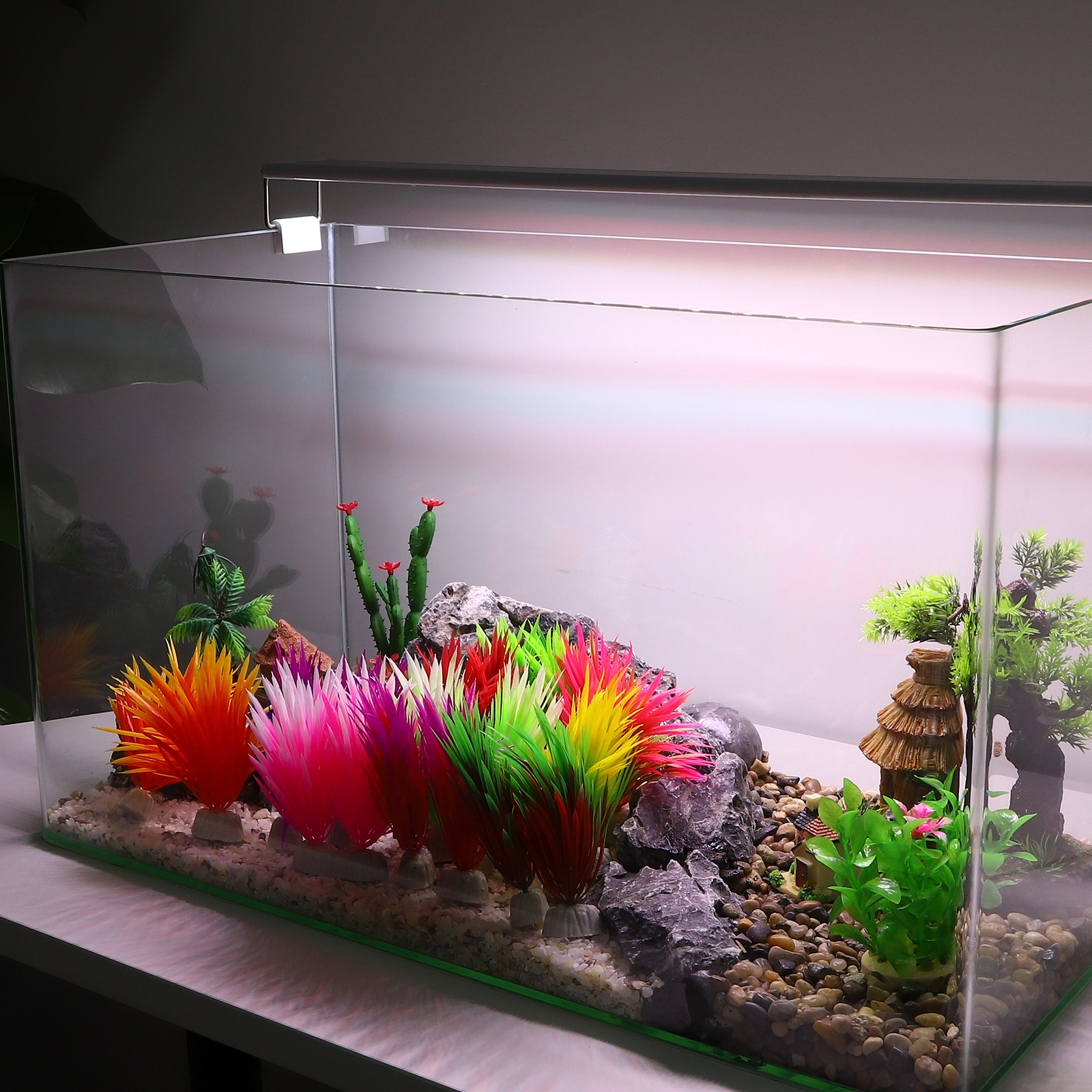 Aquarium Jouet Pour Bébé Avec Lumière Et Musique - 4 Poissons Magnétiques, 2 Cannes à Pêche, épuisette Et Biberon, Cadeau éducatif