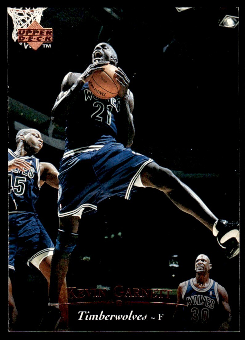 1995-96 Upper Deck Kevin Garnett RC Rookie Timberwolves #273 *Noles2148*