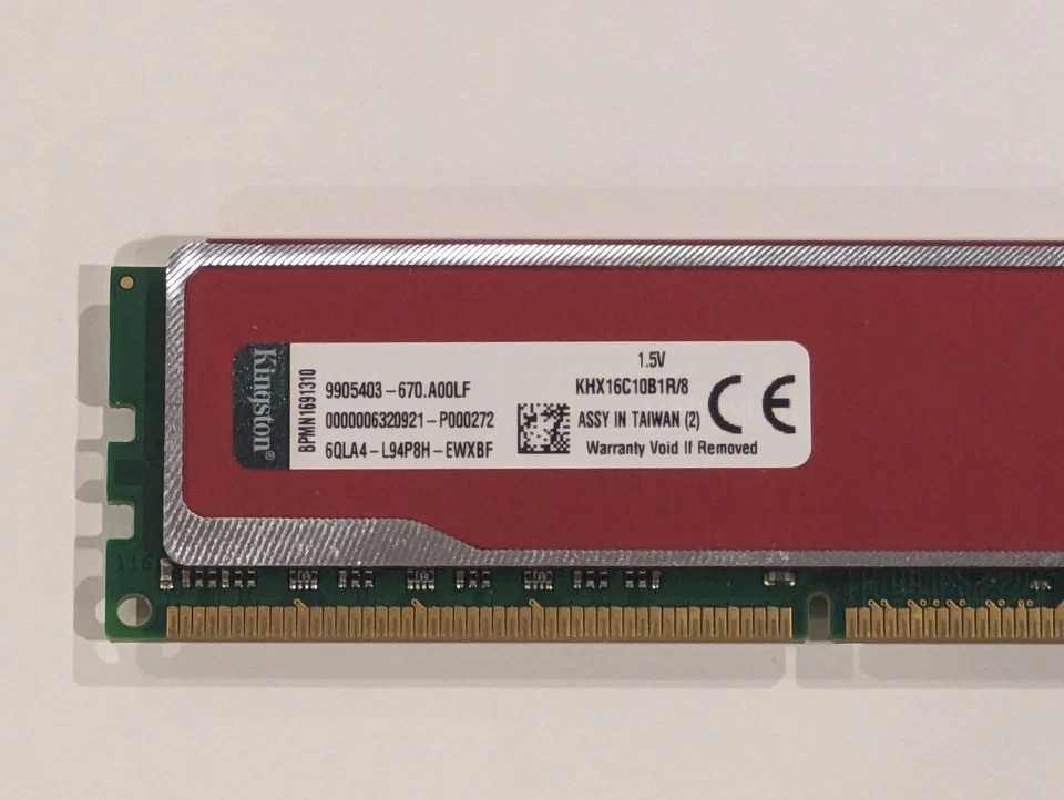 Kingston HyperX DDR3 1x8GB 1333MHz - Image 3 of 3