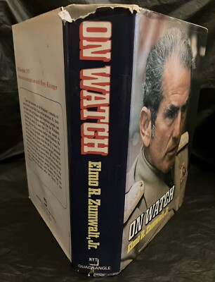 1977 ''On Watch: A Memoir'' Third Edition Hardcover Book! By Elmo R. Zumwalt Jr.