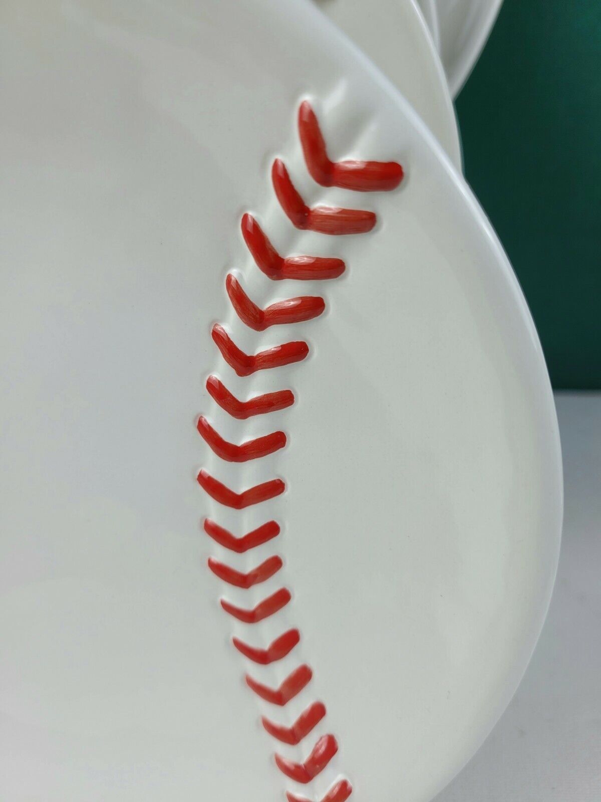 Department 56  Baseball Plate Set - Servin Plate, 4 Salad Plates, 1 Dipping Bowl Popularność wysokiej jakości