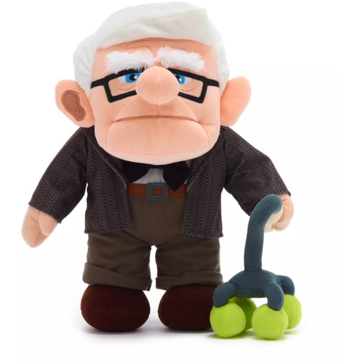 Peluche Carl Là-haut dessin animé Pixar en tissu hypoallergénique beige