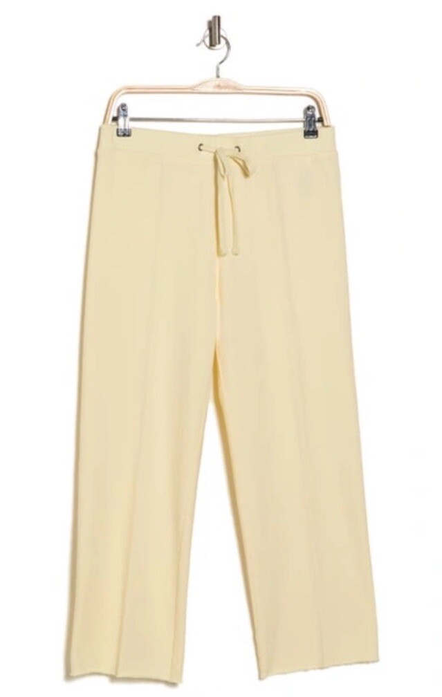 NEW James Perse French Terry Cutoff Raw Edge Sweatpants - Naples