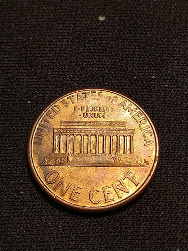 1995 d Lincoln Memorial US Penny Close AM Die Break on Rev. DDO, DDR - Picture 4 of 7