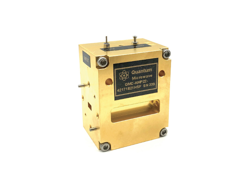 WR-22 Waveguide Power Amplifier | 33 to 48 GHz Gold Plated By Quantum Microwave