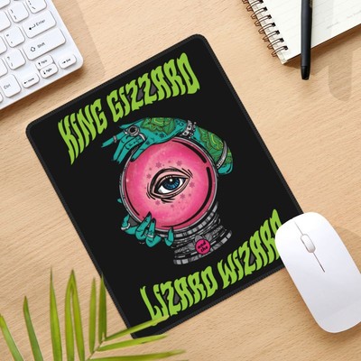 King Gizzard and The Lizard Wizard Mouse Pad Waterproof Mouse Mat Gaming 10x12in
