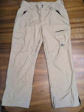 VTG Marker Snow Pants Mens XL Khaki Snowboarding Skiing Zip Ankle Dermizax