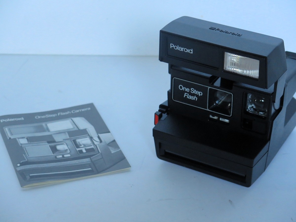 Step Flash Polaroid Onestep Black Polaroid One-Step Flash 600 Plus