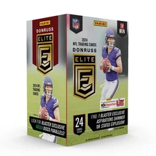 2024 Donruss Elite Football Blaster Box Factory Sealed - 4 Box Lot