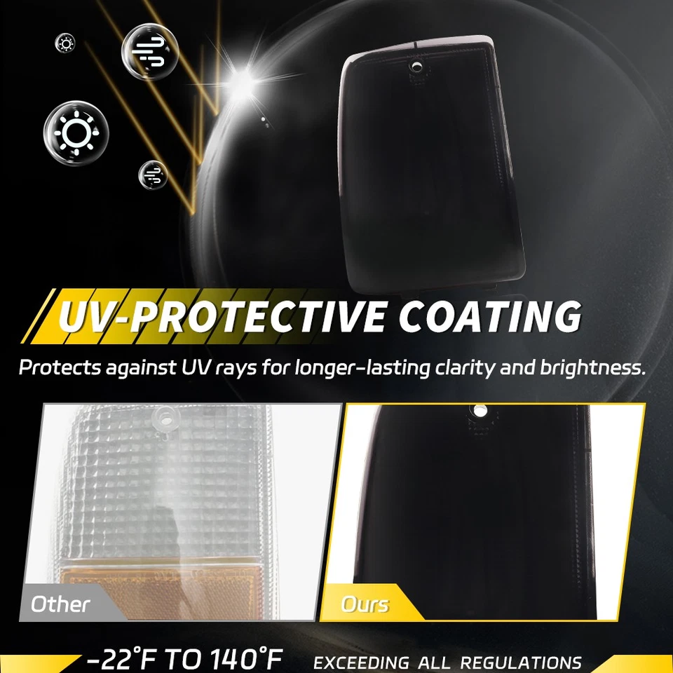 Luces de señalización laterales de esquina delantera con lente ahumada de 2 piezas para Chevrolet Caprice 1987-1990 Foto 3 de 4