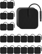 20Pack TENS Unit Electrode Pads with Reusable Self-Adhesive Performance, Repl...