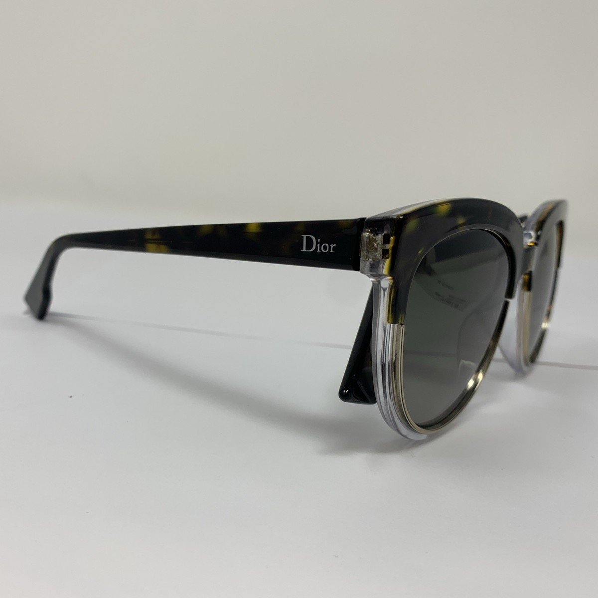 CHRISTIAN DIOR SIGHT 1/S HAVANA/BROWN SUNGLASS Christian Dior Paname 791HA Brown Tortoise Designer Italy  main image 2