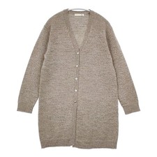 nest Robe 01084-0266 Alpaca wool long length cardigan light brown 6-0131T  