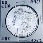 1890 BU GEM MORGAN SILVER DOLLAR UNC MS+++ U.S. MINT RARE COIN 9753