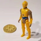 Kenner 1985 Star Wars Droids C-3PO Action Figure VTG Complete w/ Coin READ