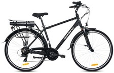 F.LLI SCHIANO City bike uomo 28" alluminio forcella ammortizzata  10.4 ah Nera