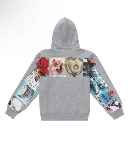 Sweat à capuche zippé Supreme Limited (GRIS)