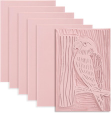 Linoleum Blocks for Printmaking Supplies - 6PCS 4 X6 Rubber Linocut Block Printi