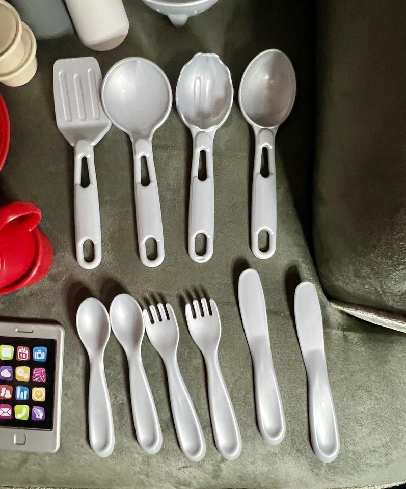 Lote de 30 piezas de platos, cuencos, tazas, ollas y sartenes de cocina Step 2 Foto 3 de 4