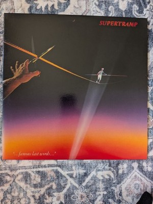 Supertramp Famous Last Words Vinyl LP Record A&M SP-3732 (1982)