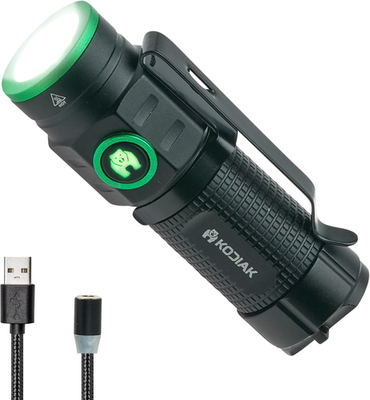 #ad Kodiak KUB Rechargeable Flashlight 1000 Lumen Compact LED Light with Safety Loc $29.55