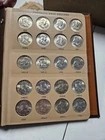 Franklin Half Dollar Complete Set 1948-1963 Silver Coins in Dansco Album