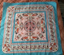 VTG Bandana Colorful Tribal Native American Cotton Poly Blend USA Made
