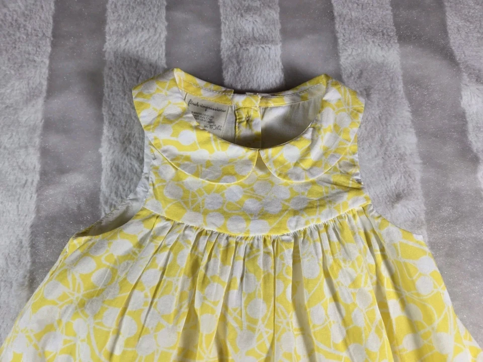 First Impressions Bebé Niñas Floral Amarillo PASCUA 3-6 Meses Nuevo con Etiquetas Foto 2 de 4