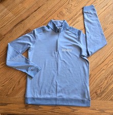 Kjus UPF 50+ Top Pullover 1/2 Zip Sweatshirt Active Men's Size 52/L Blue  (#225)