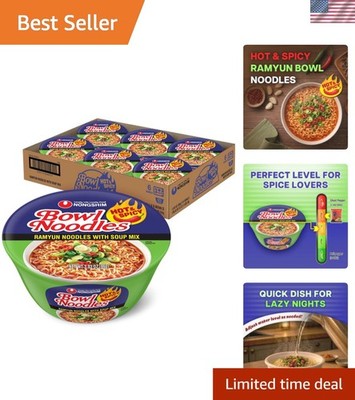 Authentic Korean Hot & Spicy Gourmet Ramen - 6 Pack, Instant Satisfaction