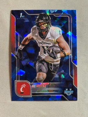2025 Bowman Chrome University Sapphire Joe Royer Rookie RC 1st #120 Cincinnati