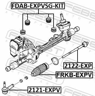 FEBEST-OE FRKB-EXPV.OE Bellow, steering for ,FORD USA,LINCOLN